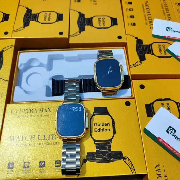 New C9 Ultra Max Smart Watch with Two Straps Expert Quality - Image 8