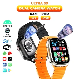 Exclusive Ultra S9 5G Android Smartwatch Dual Cameras for Seamless Connectivity