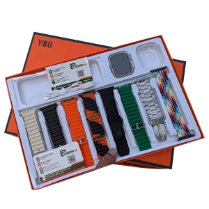 Discover Y80 Ultra Smartwatch with High-quality 8 Strap