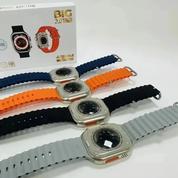 Z70 Ultra 2.01 inch Full Touch Screen Double Straps Serie 8 New Smartwatch Premium Quality - Image 3